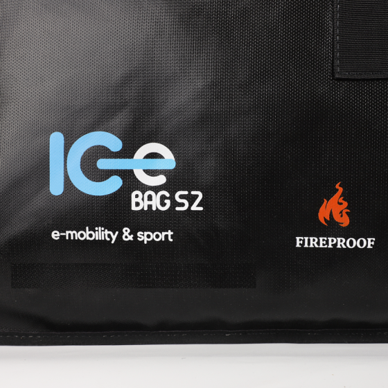 ICe Bag S2. IGNIFUGE Fire Safety Bag for ELECTRIC Scooter, for transport and storage